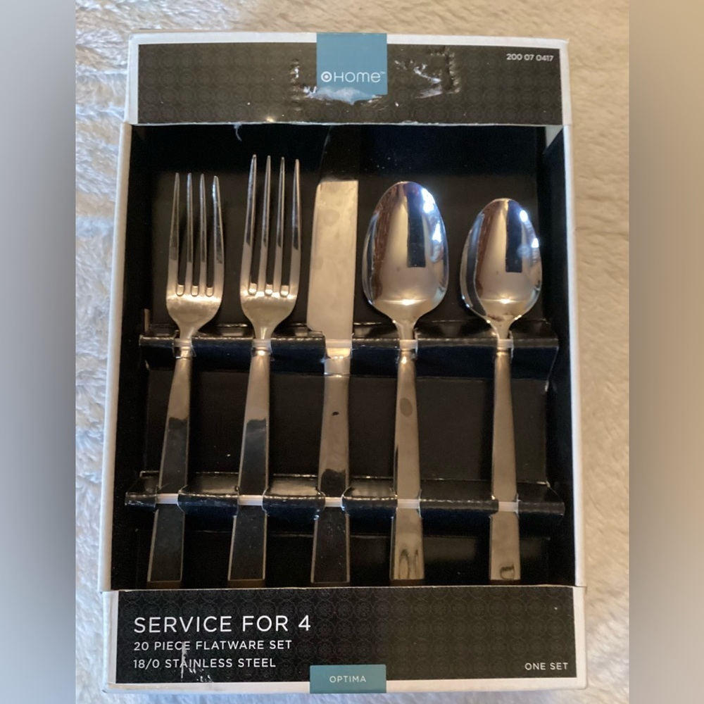 Home 20 piece Flatware Set - Optima